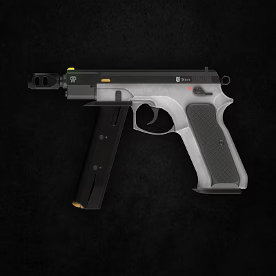 Modern pistol automatic pistol 3d model Modern pistol automatic pistol 3d model