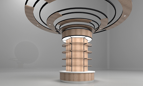 Modern Column Package Column 3d model