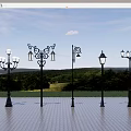 Outdoor Decorative Street Lamps Of Various Styles For Garden Landscape Lighting
