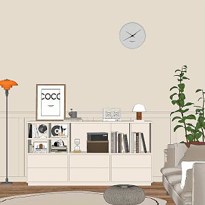 modern bucket cabinet 3d model