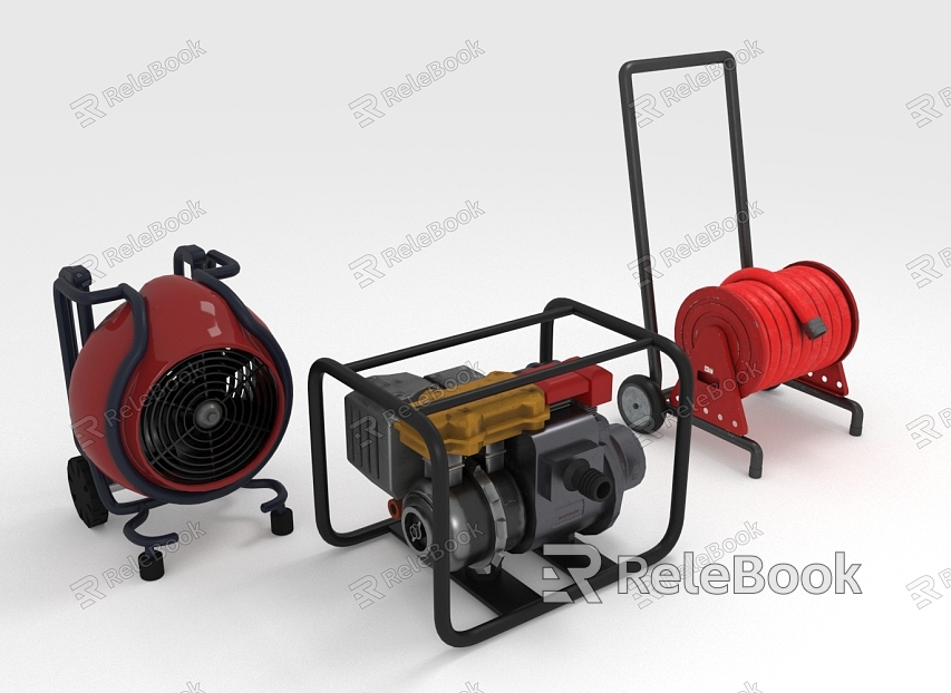 Water pump, water pipe, fire fighting equipment, fire fighting equipment, blower model