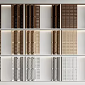shutter door multiple folding door sliding door 3d model