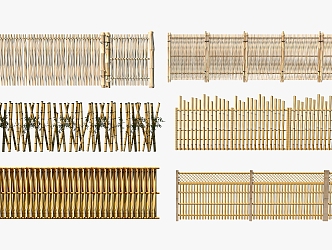 New Chinese Fence 3d model