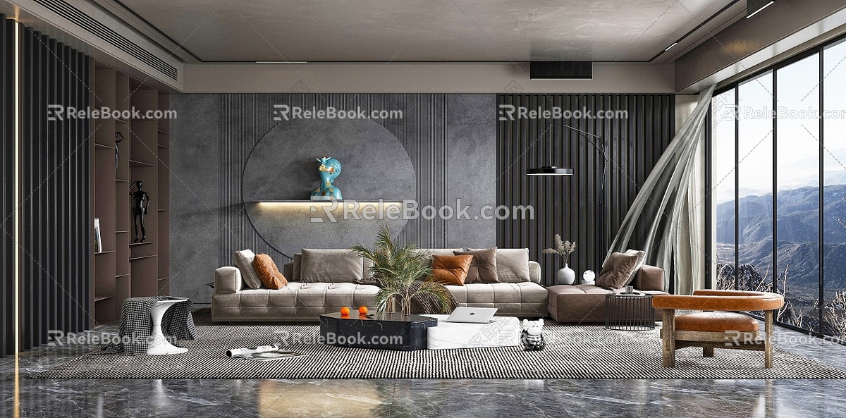 Living room 3d model