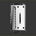 Classic Morino Accordion In Silver Metallic Finish With Folded Bellows And Side Buttons