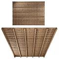 Rustic Wooden Decorative Ornament Set for Home Interior Decoration