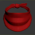 Stylish Red Hair Accessory Headband With Knot Design And Soft Fabric