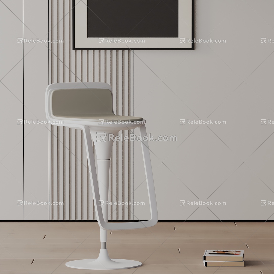 Modern Bar Chair 3d model