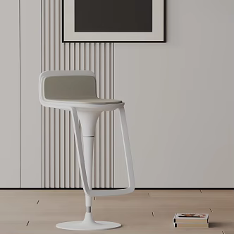 Modern Bar Chair 3d model