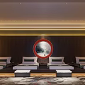 Luxury SPA Sauna Wellness Space With Comfortable Massage Beds And Modern Decorative Ambiance