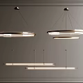 Modern Chandeliers with Circular and Linear Designs and Sleek Metal Frames