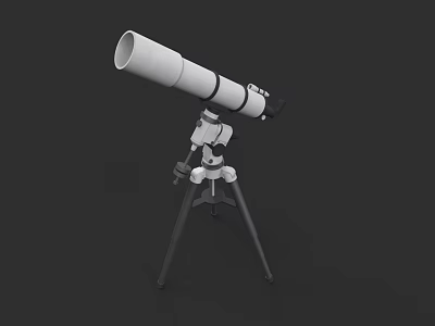 High Precision Commercial Telescope Equipment With Sturdy Tripod Stand For Observation 3d model