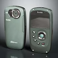 Kodak Playsport Digital Cameras With Green Design Screen And Control Buttons For Electronic Devices