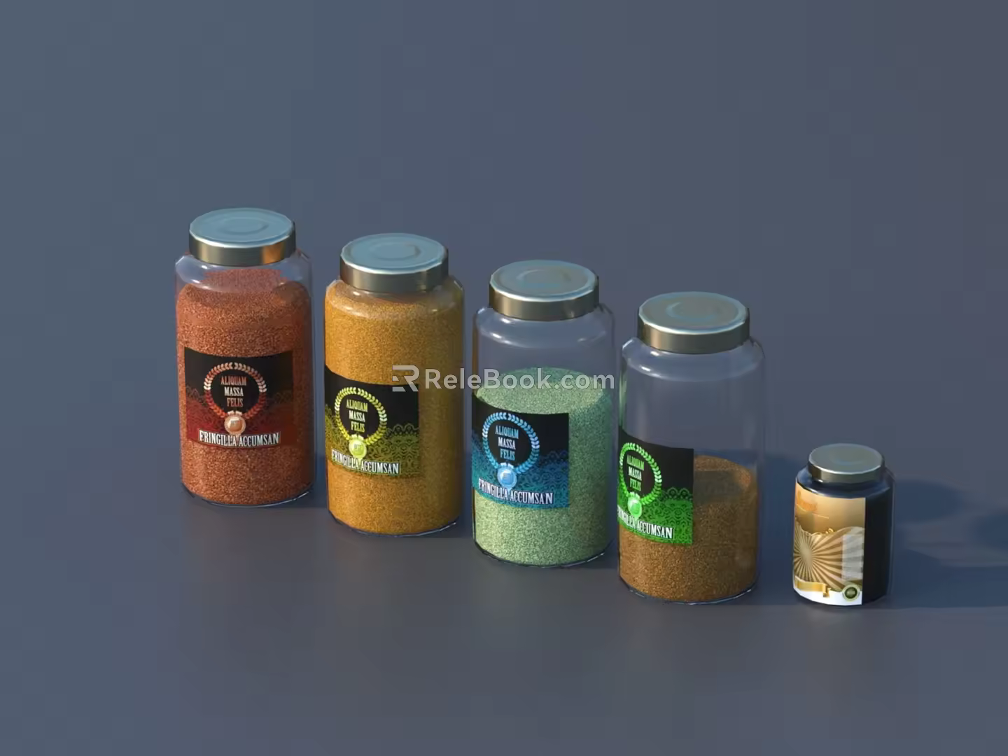 Coffee Can Chocolate Sugar Can 3D Model 3d model