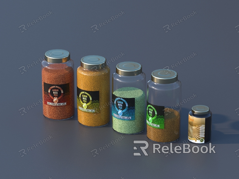 Coffee Can Chocolate Sugar Can 3D Model model