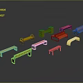 Multiple Types Of Modern Outdoor Chairs With Various Colors And Designs