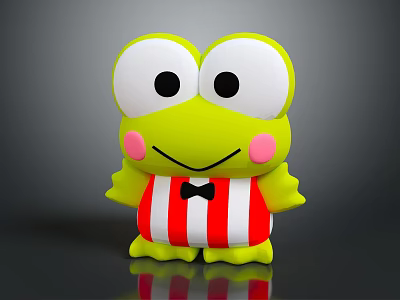 modern frog frog frog frog class poison frog 3d model