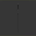 Medieval Weapon Sword With Ornate Hilt And Polished Steel Blade Design