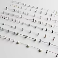 Wire Rope Railing Wire Rope Railing Chain Railing 3d model