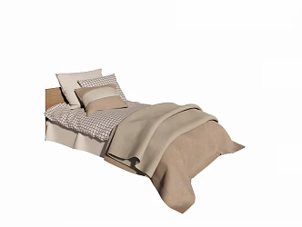 Single Bed 3d model