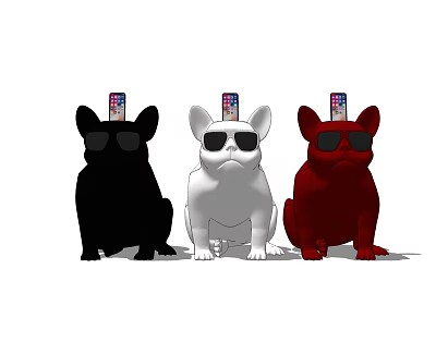 Modern Audio Animal Speaker 3d model