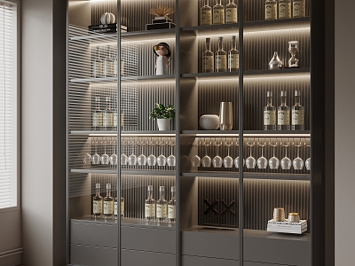 Wine Cabinet model