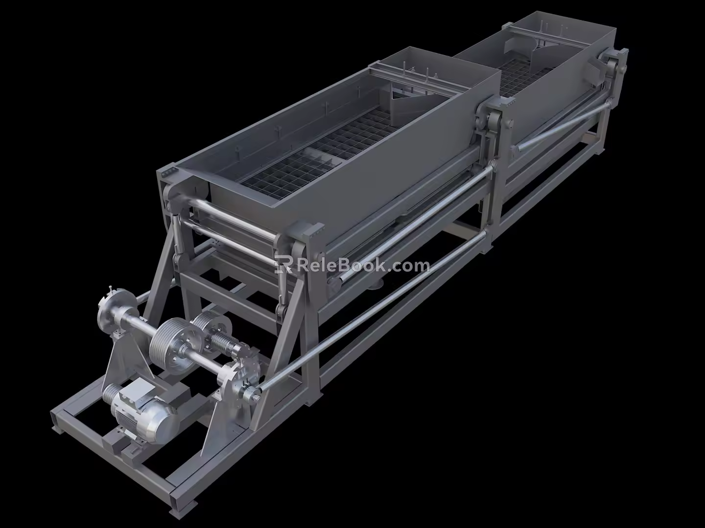 Ore machine sorting machine mine equipment 3d model