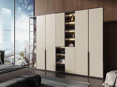 Modern wardrobe model