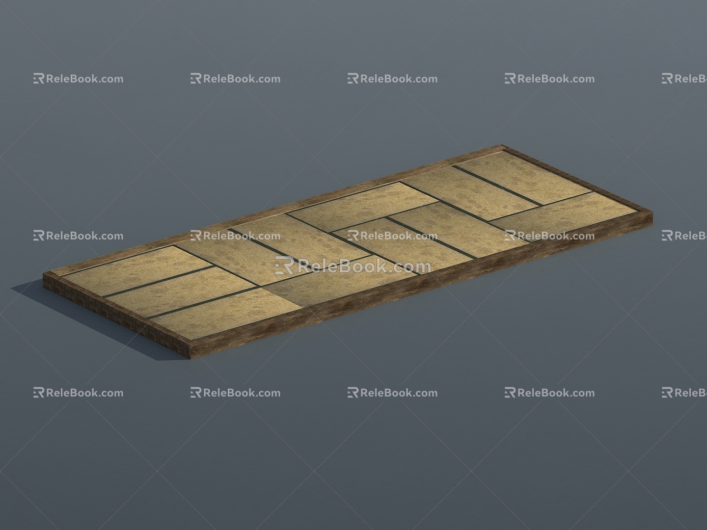 Modern ground tatami 3d model