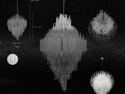 Crystal chandelier model