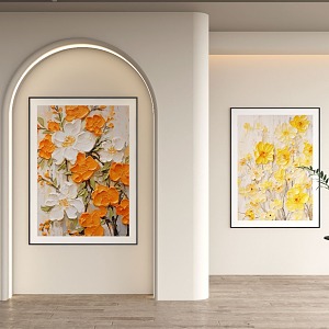 decorative painting 3d model