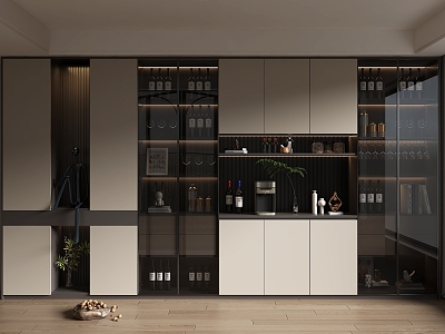 Home Wine Cabinet model