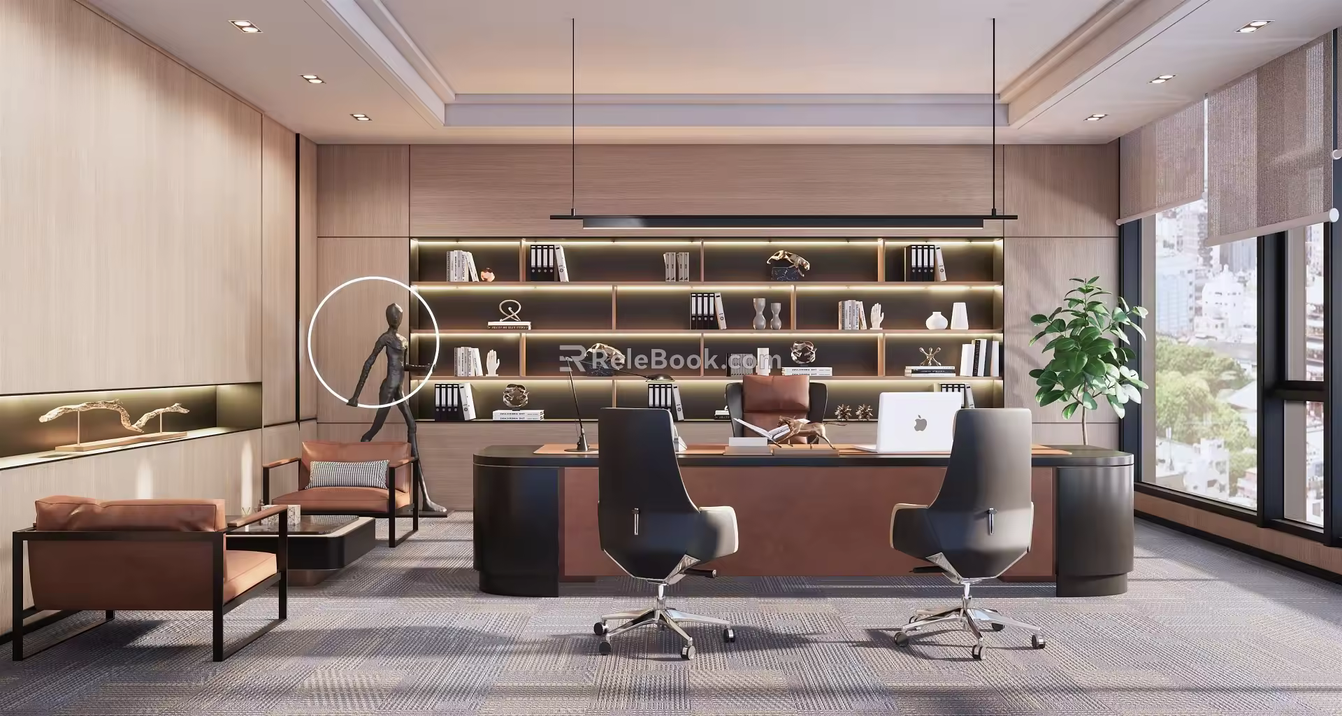 The Modern Office 3d model