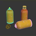 Gas tank jar bottle jar container realistic 3d model
