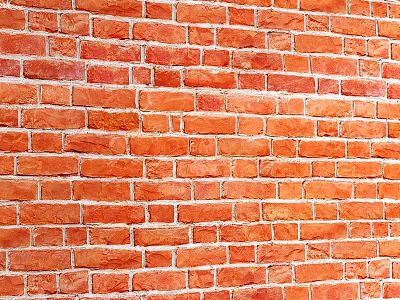Rustic Red Brick Background Wall With Classic Textured Surface And Decorative Design 3d model