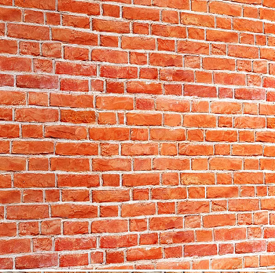 Rustic Red Brick Background Wall With Classic Textured Surface And Decorative Design 3d model