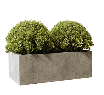 green plant potted plant pile green plant 3d model