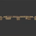 Sturdy Wooden Pallets With Natural Wood Slats And Smooth Surface Design