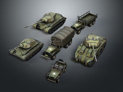 Modern Tank Light Tank Light Armor 3d model