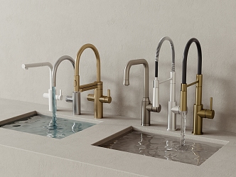 Modern faucet 3d model