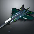 Modern Aerospace Orion Spacecraft With Green Gray Livery And Aerodynamic Wings