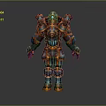 Robot Assistant Small Robot Butler Robot Butler Figure Game Figure 3d model