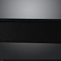 Modern Black Bar Speaker With Sleek Design And Audio Control Features