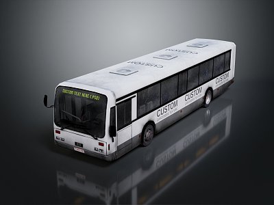 modern bus 3d model