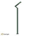 Outdoor Light With Slim Modern Design For Garden LED Decorative Illumination