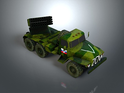 missile vehicle anti-aircraft missile vehicle cruise missile vehicle anti-tank missile vehicle military vehicle military vehicle transportation 3d model