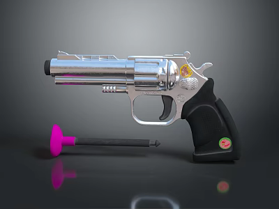 toy gun bubble gun water gun children's toys 3d model