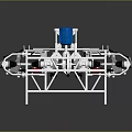 Modern auxiliary frame auxiliary frame lower bracket sub-frame 3d model