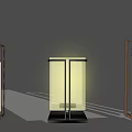 New Chinese Landscape Lamp 3d model