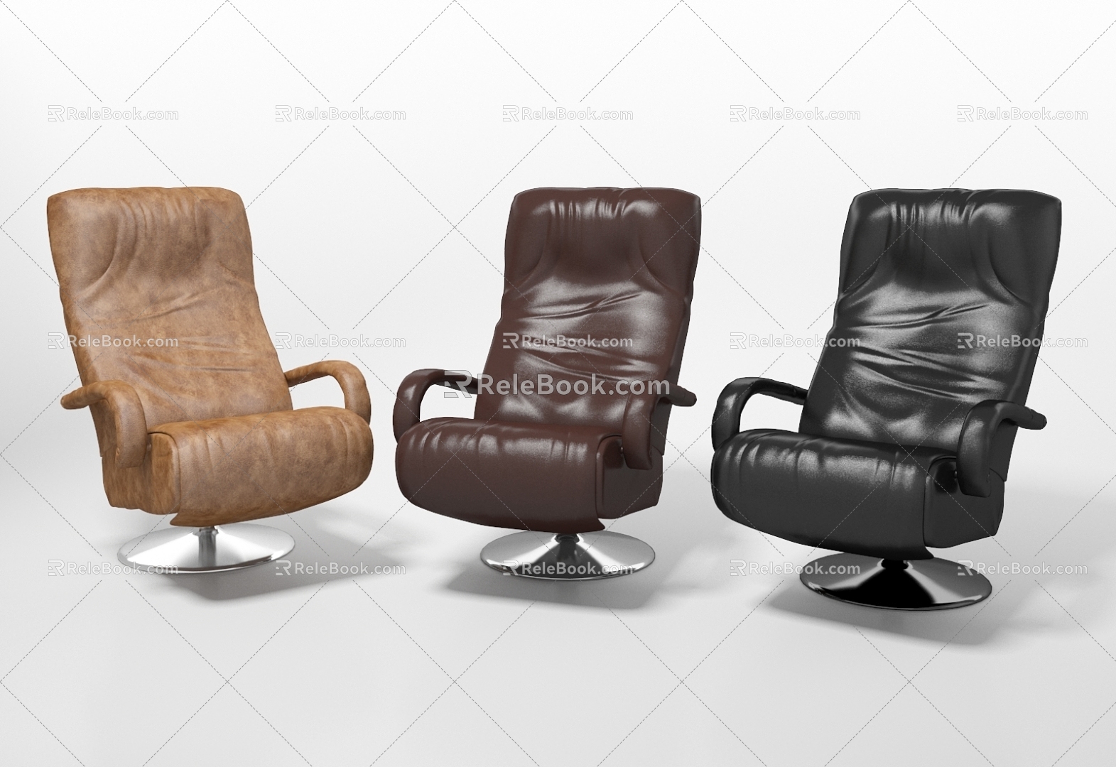 Office Chair Leisure Chair Boss Chair Single Chair Swivel Chair 3d model